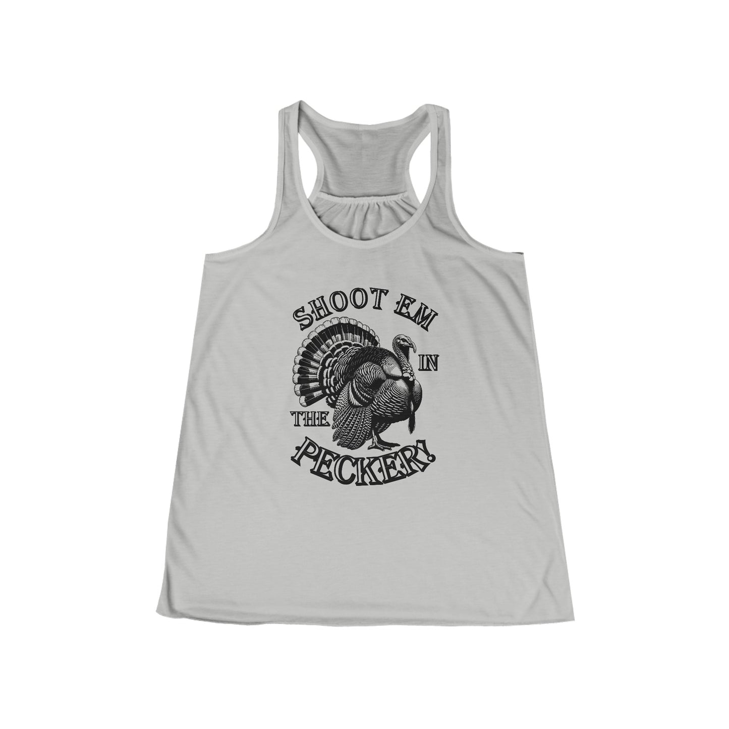 Women's shoot'em in the pecker Racerback Tank