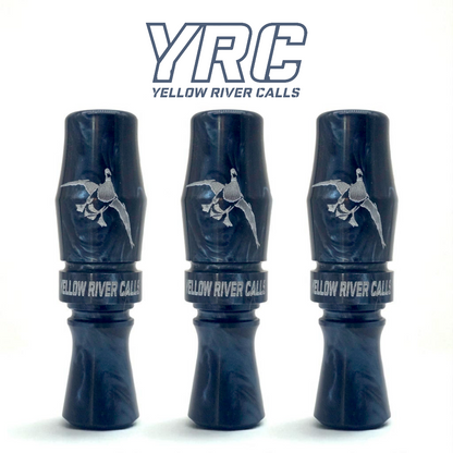 YRC SINGLE REED BLACKHAWK DUCK CALL NAVY PEARL
