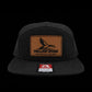 Icon flatbill leather patch hat