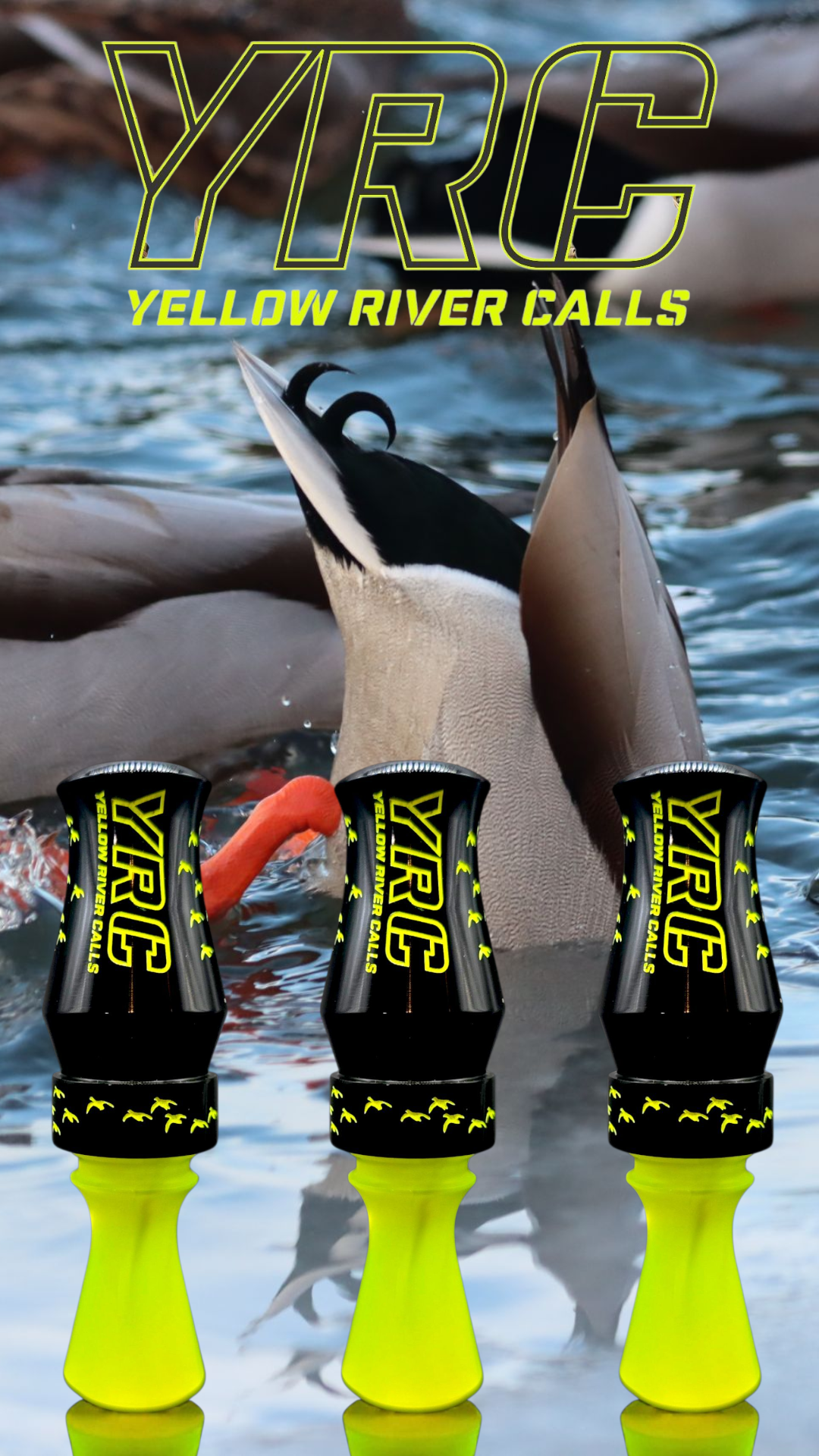 Dub  double reed duck Call